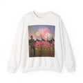 Patriotic Fireworks Crewneck Sweatshirt — American Flags & Fireworks Design