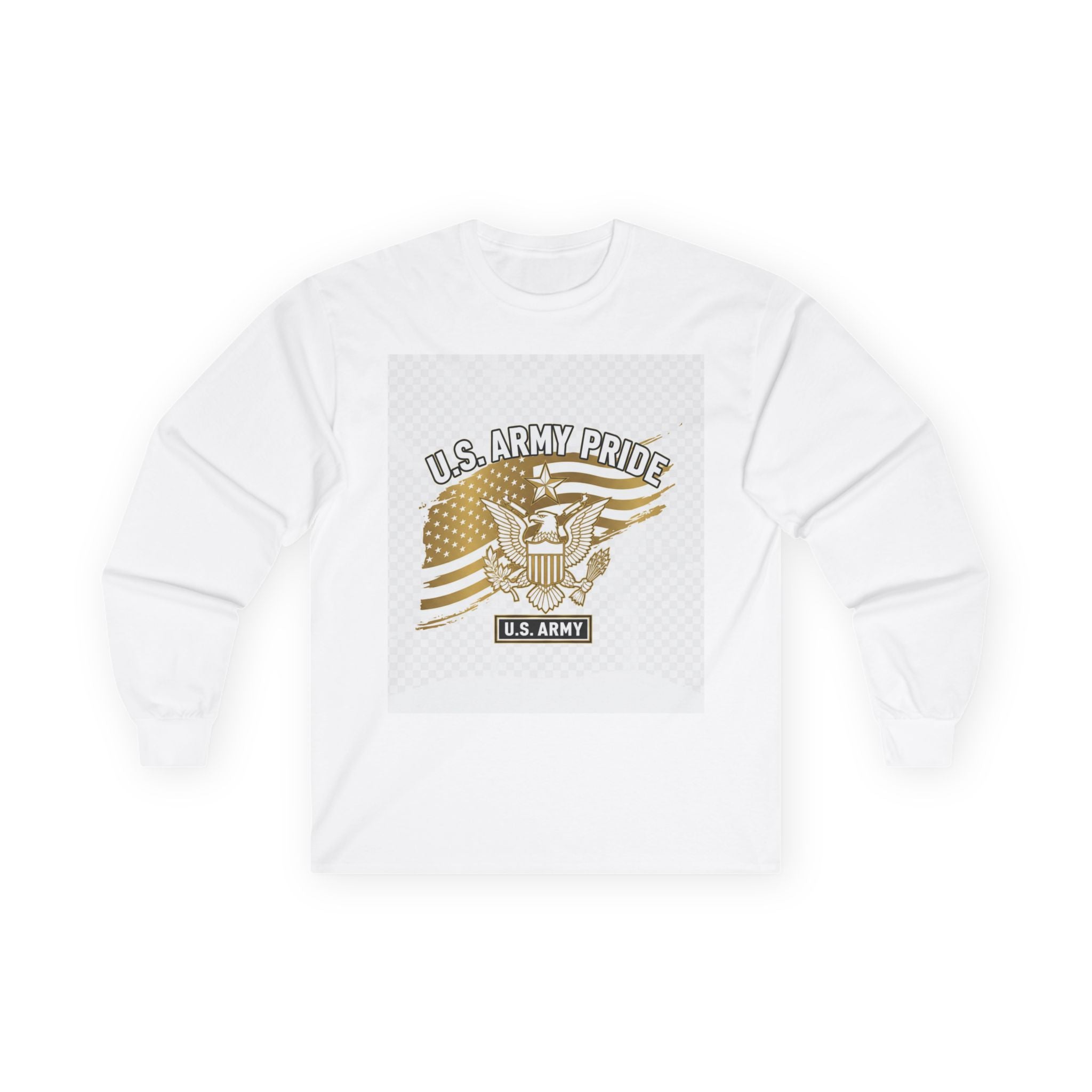 U.S. Army Pride Long Sleeve Tee — Patriotic Military Eagle Shirt
