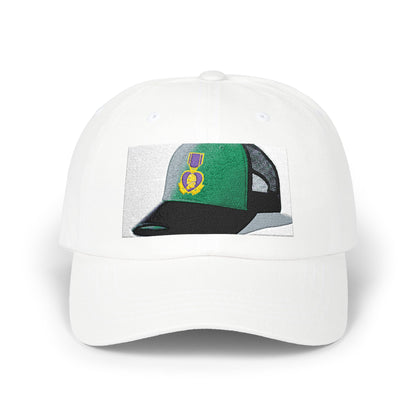Dad Cap with Green Trucker Hat Embroidered Patch