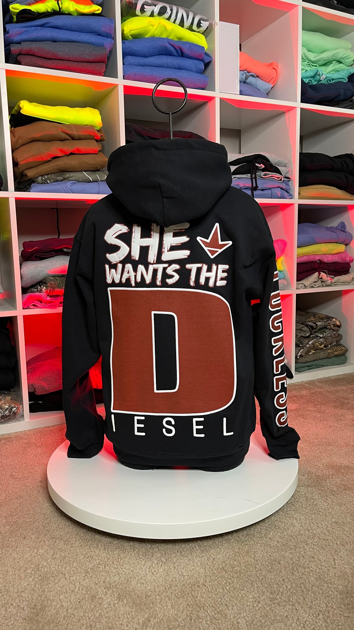 She Wants the Diesel | Funny Country Hoodie