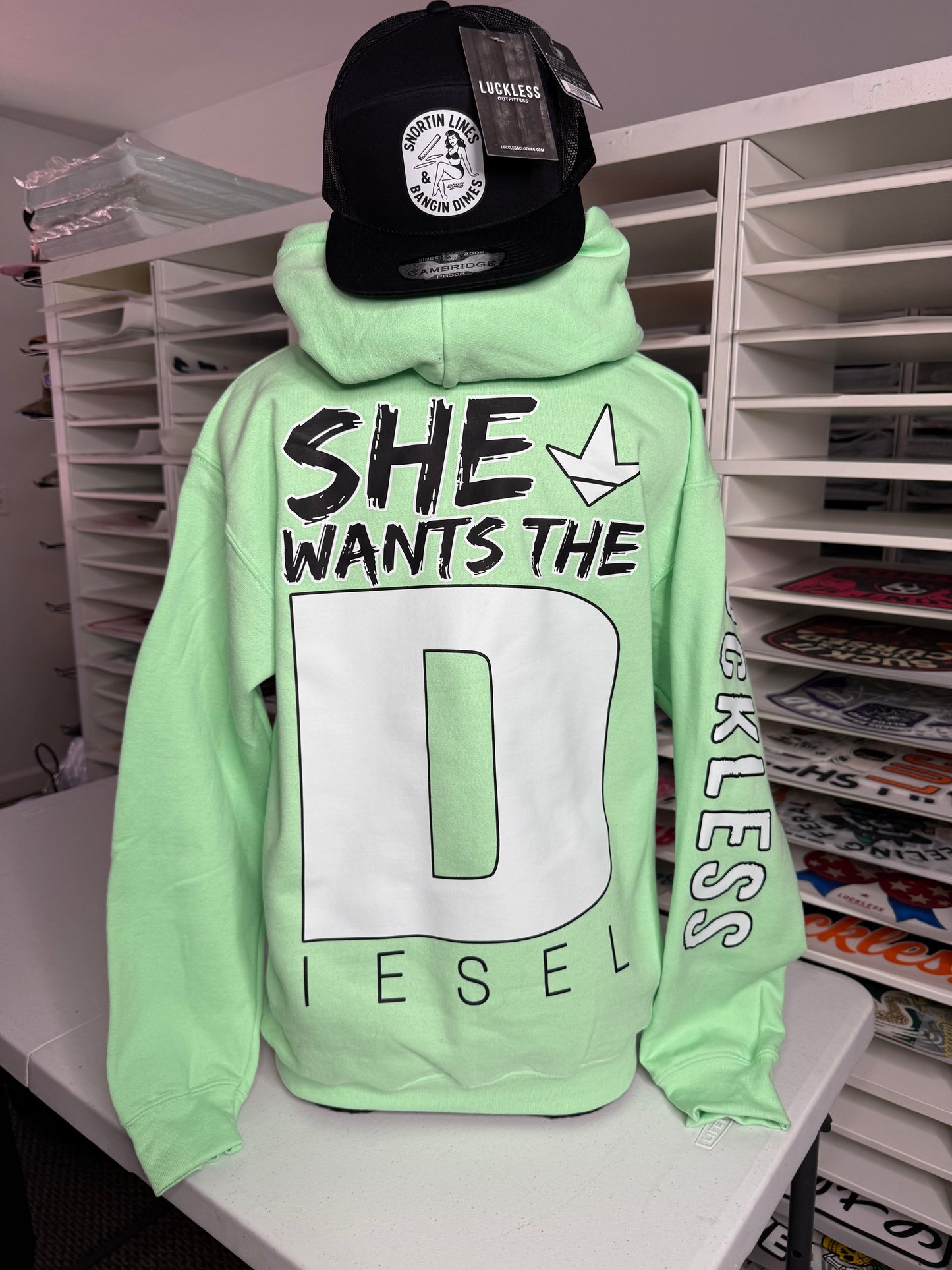 She Wants the Diesel | Funny Country Hoodie